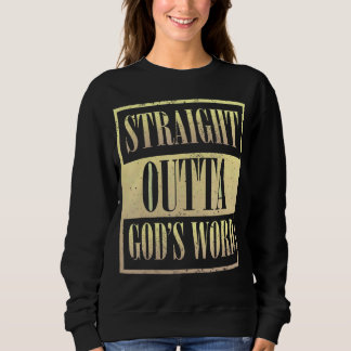 Sweatshirt Droit devant la Parole de Dieu chrétien