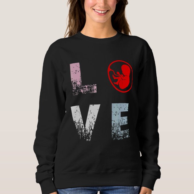 Sweatshirt Droits Anti-avortement anti-avortement Anti-avorte (Devant)