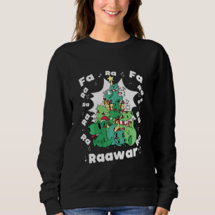 Sweatshirt Drôle Arbre Rex Dinosaur Noël Fa Ra Ra Rawr Xm