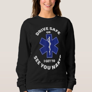 Sweatshirt Drôle cadeau EMT pour salle d'urgence Docteur ER N