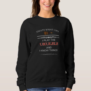 Sweatshirt Drôle cadeau Ukulele