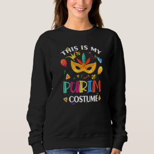 Sweatshirt Drôle Ceci Est Mon Masque De Feu Masque Hamantash