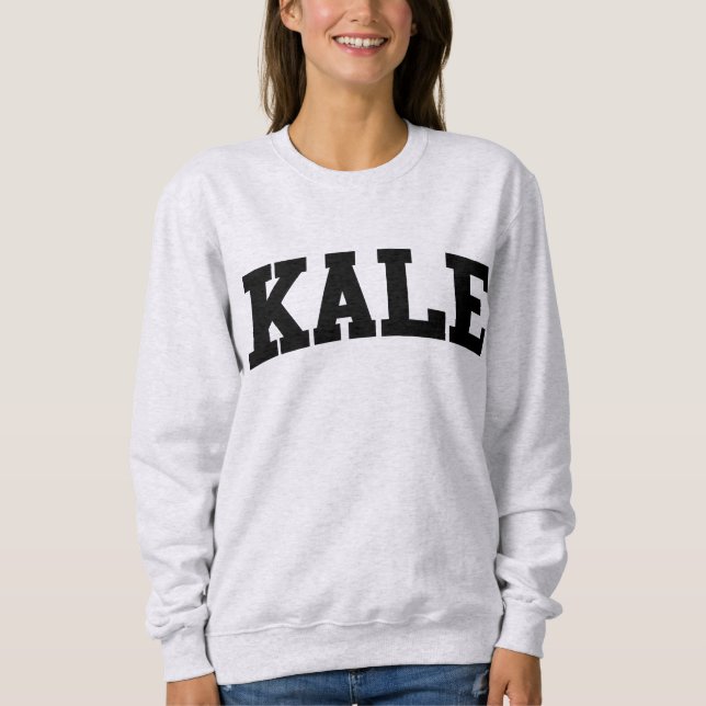 Sweatshirt drôle de Crewneck d'université de chou (Devant)