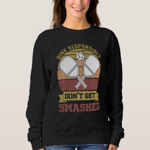 Sweatshirt Drôle équipe de Pickleball Vêtements Dink responsa