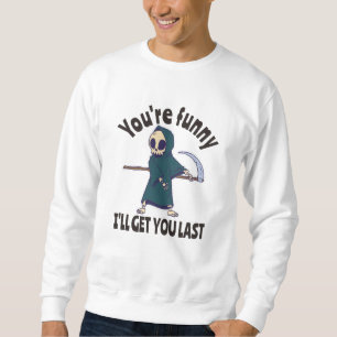 Sweatshirt Drôle Grim Reaper Squelette Halloween Costume