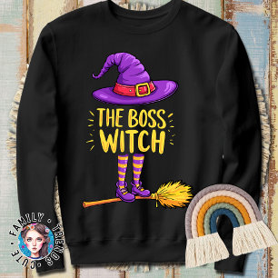 Sweatshirt Drôle Halloween La Sorcière Boss