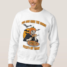 Drôle Halloween Squelette, Pizza Lover Foody