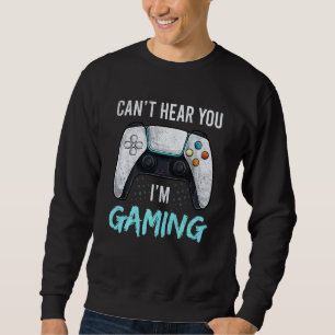 Sweatshirt Drôle Hommes Garçons Jeu Vêtements, Gamer Enfants