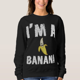 Sweatshirt Drôle, je suis une banane effrayante