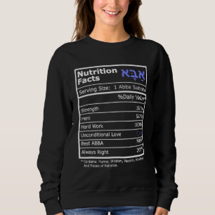 Sweatshirt Drôle juif, hébreu, Israël Fête des pères ou naiss