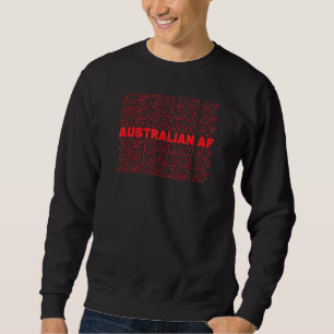 Sweatshirt Drôle Le Merci Australien De Nationalité Af A Un N
