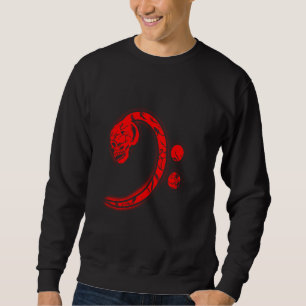 Sweatshirt Drôle Lecteur De Basse Pour Hommes Femmes Cool Bas