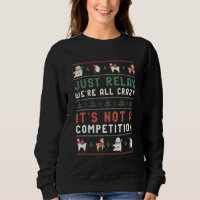 Drôle moche pull de Noël Relax Nous sommes tous fo