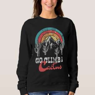 Sweatshirt Drôle Monter Un Cactus