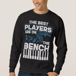 Sweatshirt Drôle Musicien Keyboard Piano Player