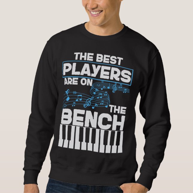Sweatshirt Drôle Musicien Keyboard Piano Player (Devant)