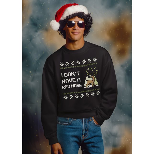 Sweatshirt Drôle Noël Humour Reindeer (Créateur téléchargé)