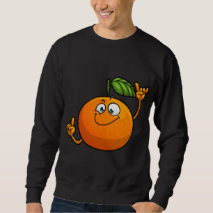 Sweatshirt Drôle Orange Fruit Novelty Design Pour Hommes Femm