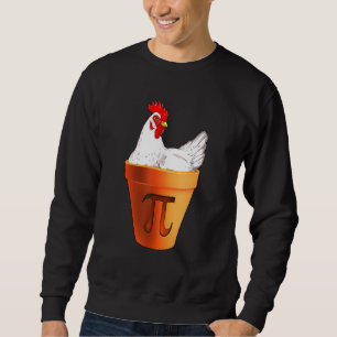 Sweatshirt Drôle Pot de poulet Pi Jour tarte Math Lover Geek