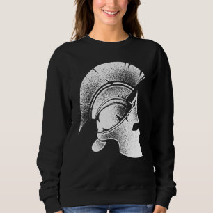 Sweatshirt Drôle Sparte Casque grec mignon Gladiateur Hommes