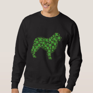 Sweatshirt Drôle St Patrick S Day Bernese Mountain Dog Shamro