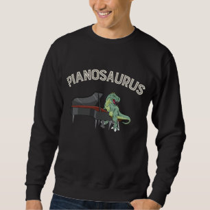 Sweatshirt Drôle Trex Piano Player Dinosaures Musicien