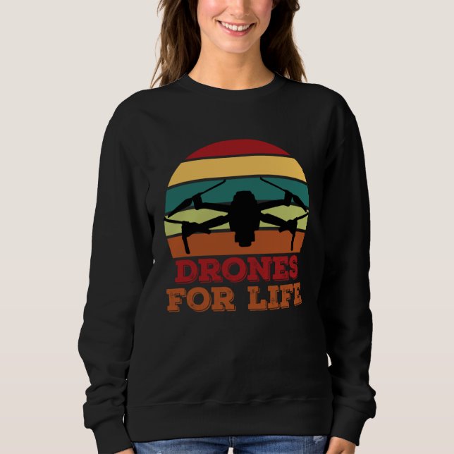 Sweatshirt Drones For Life   Men (Devant)