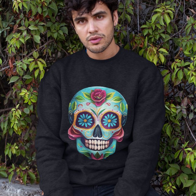Sweatshirt du crâne mexicain (Créateur téléchargé)