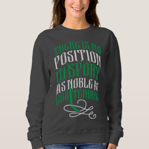 Sweatshirt du devis du gardien de hockey sur glace