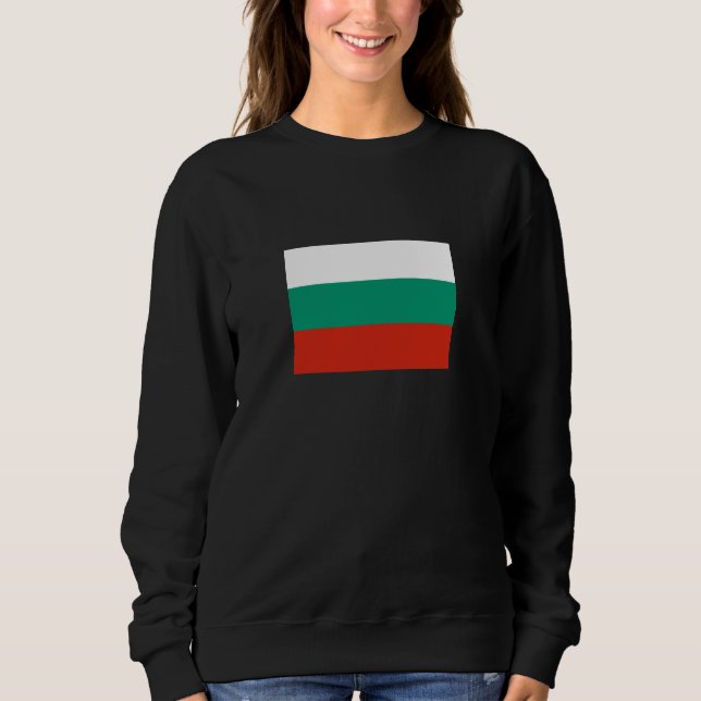Sweatshirt du drapeau patriotique bulgare (Devant)