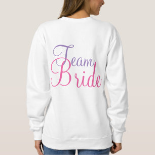 Sweatshirt du gâteau de mariage de l'équipe