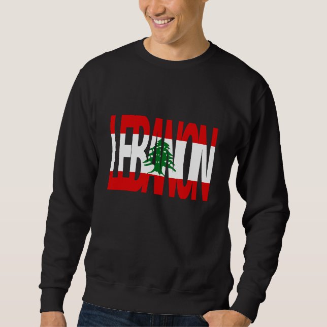 Sweatshirt du LIBAN (Devant)