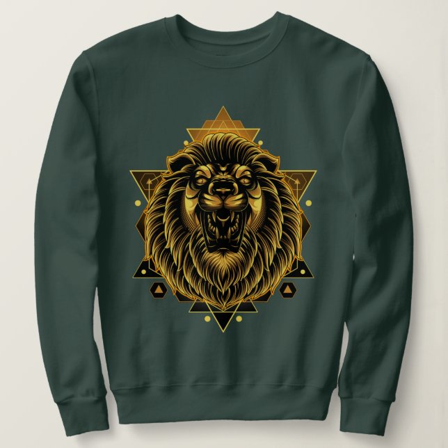 Sweatshirt du lion ésotérique (Design devant)