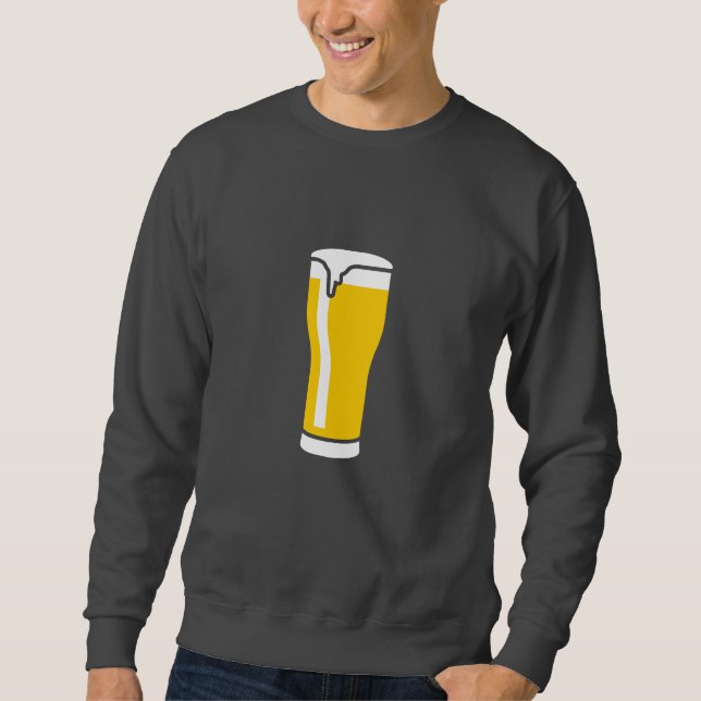 Sweatshirt du verre 2c beer dark (Devant)