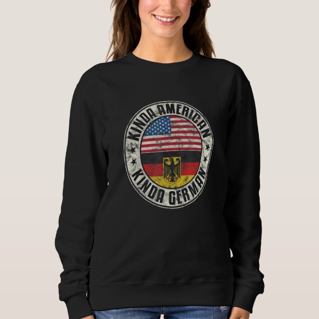 Sweatshirt Dual Citizenship American German Germany Usa Flag_ (Devant)