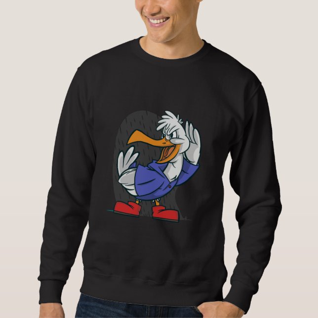 Sweatshirt duck can't hear Deaf (Devant)