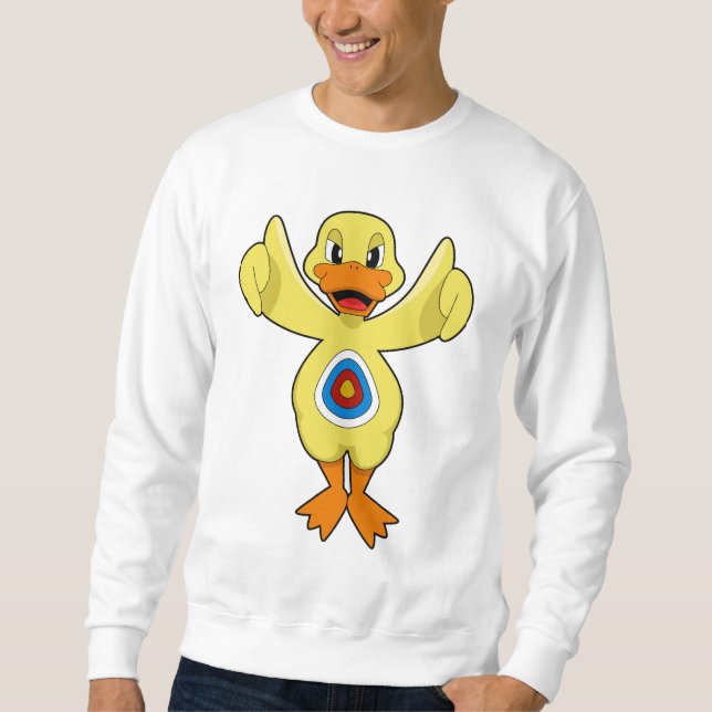 Sweatshirt Duck Darts Bullseye (Devant)