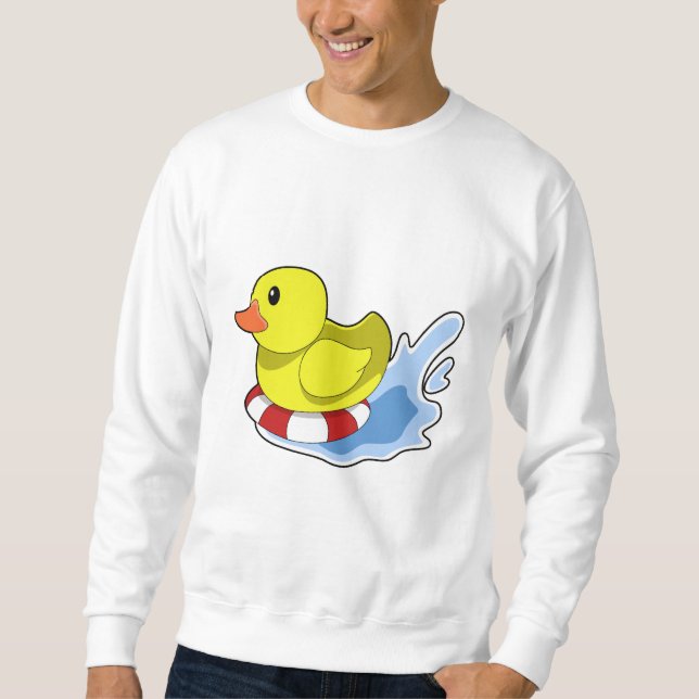 Sweatshirt Duck with Swim ring à Water.PNG (Devant)