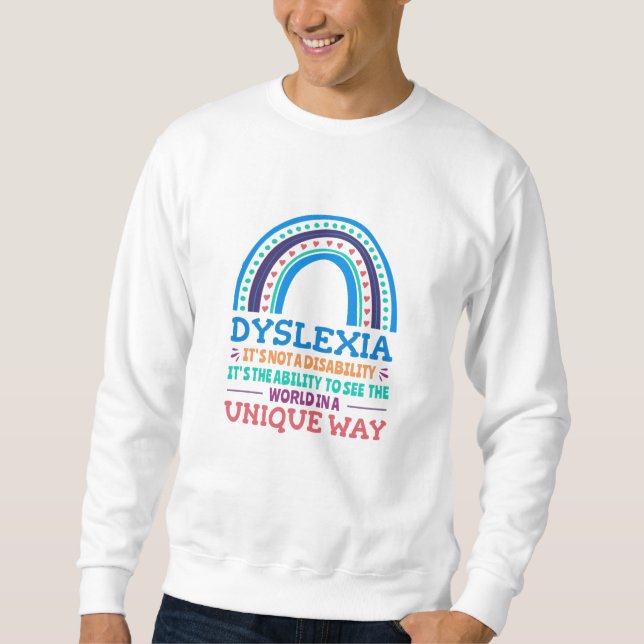 Sweatshirt Dyslexia (Devant)