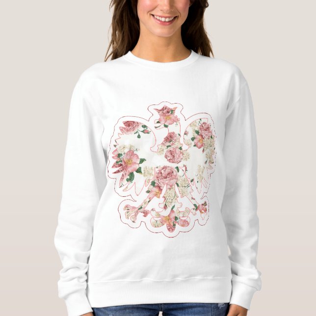 Sweatshirt Eagle polonais floral (Devant)