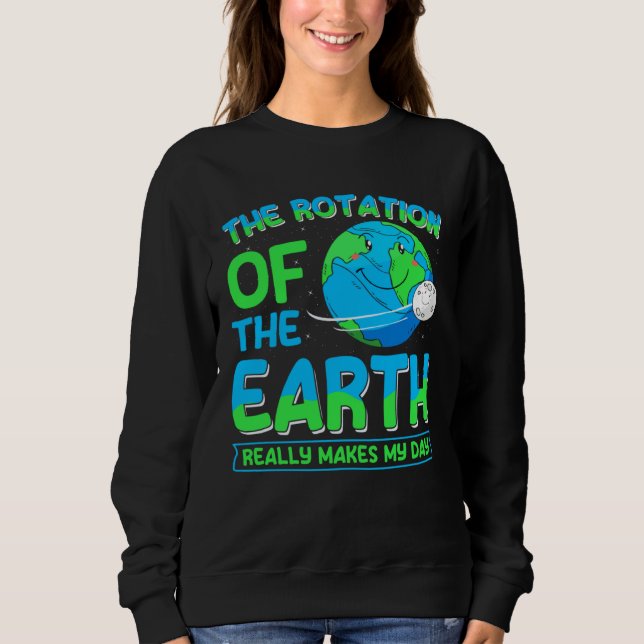Sweatshirt Earth Day Planet Vegan Animals Environment Generic (Devant)