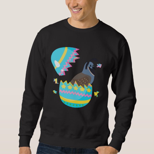 Sweatshirt Easter Egg Hunt Bunny Ear Quail Easter Day 2023 (Devant)
