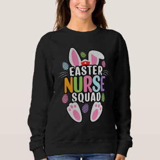 Sweatshirt Easter Nurse Squad Crew Group Team Bunny Eggs Matc