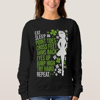 Sweatshirt Eat Sleep Danse Irlandaise - Danse Irlandaise Ceil