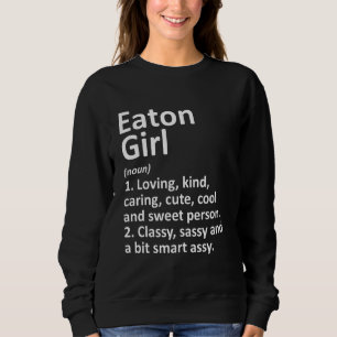 Sweatshirt Eaton Girl Co Colorado Funny City Accueil Racines
