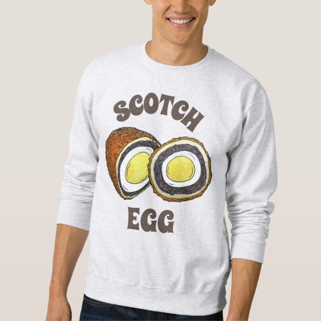 Sweatshirt Eaux écossaises en dur Royaume-Uni Snack Pub Food (Devant)
