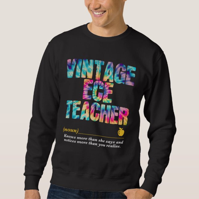 Sweatshirt ECE Teacher Appreciation Week Back to School  1 (Devant)
