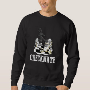 Sweatshirt Échec et mat Reine Roi Joueur Échec et mat