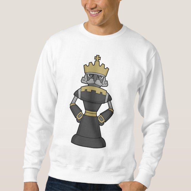 Sweatshirt Échecs King Crown Chess (Devant)