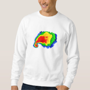 Sweatshirt Écho de crochet lumineux